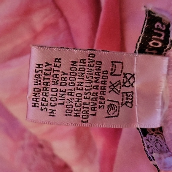 CUTE OPTIONS Barbie Pink Ombre Lace Circle Peasant Gypsy Maxi Skirt - Picture 8 of 8